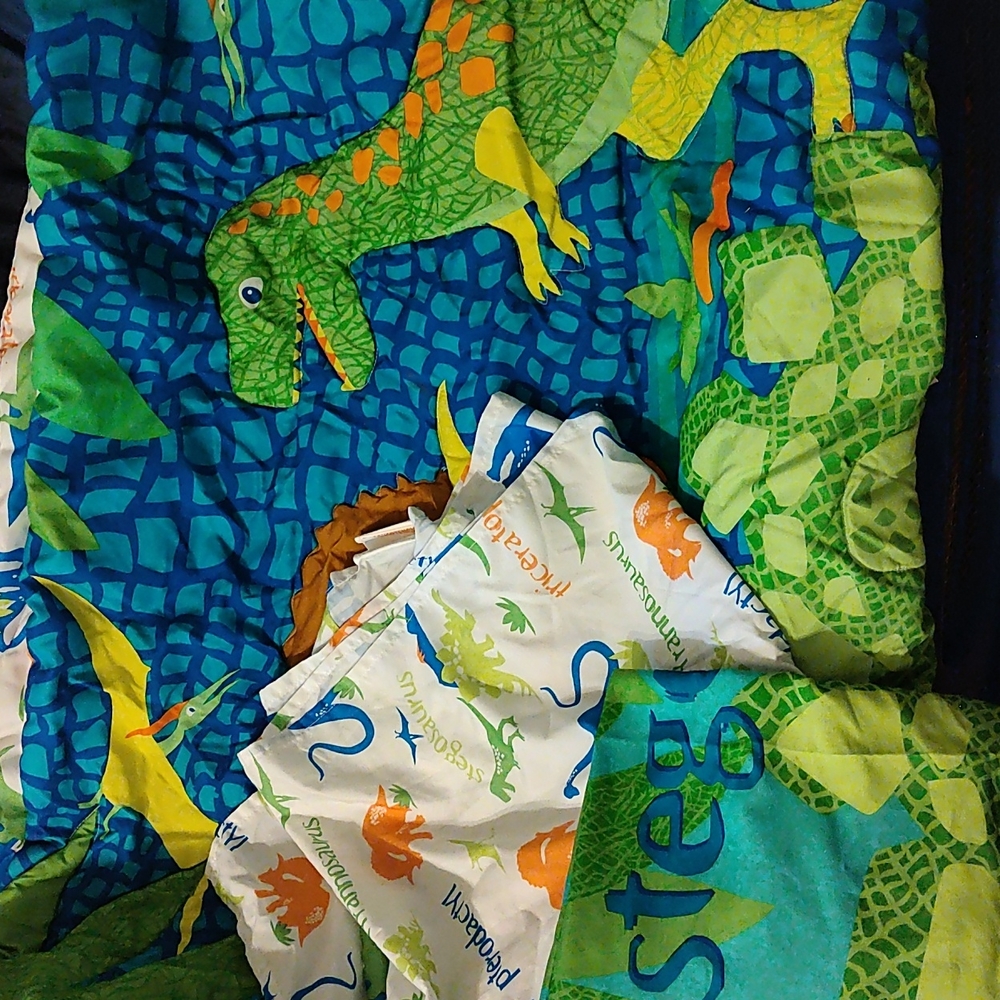 Toddler Dinosaur Bed Set
